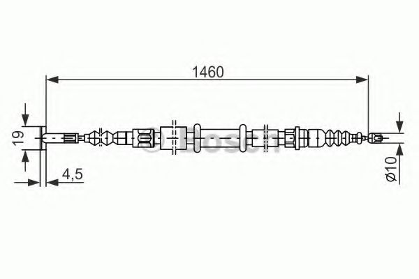 BOSCH 1 987 477 375 Трос, стояночная тормозная система справа для FIAT TEMPRA (Фиат Тэмпра) BOSCH 1 987 477 375 Трос, стояночная тормозная система справа для FIAT TEMPRA (Фиат Тэмпра)