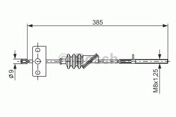 BOSCH 1 987 477 385 Трос, стояночная тормозная система посередине для FIAT BRAVA (Фиат Брава) BOSCH 1 987 477 385 Трос, стояночная тормозная система посередине для FIAT BRAVA (Фиат Брава)