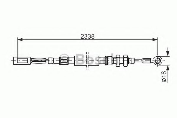 BOSCH 1 987 477 419 Трос, стояночная тормозная система для FIAT DUCATO (Фиат Дукато) BOSCH 1 987 477 419 Трос, стояночная тормозная система для FIAT DUCATO (Фиат Дукато)