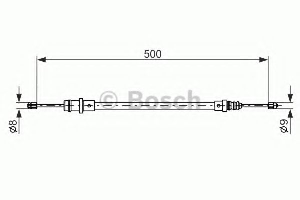 BOSCH 1 987 477 565 Трос, стояночная тормозная система спереди для CITROËN SYNERGIE (CитроËн Сънэргиэ) BOSCH 1 987 477 565 Трос, стояночная тормозная система спереди для CITROËN SYNERGIE (CитроËн Сънэргиэ)