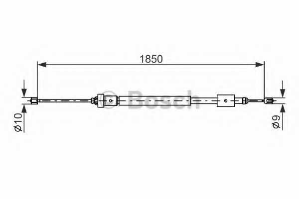 BOSCH 1 987 477 595 Трос, стояночная тормозная система для CITROËN BERLINGO (CитроËн Берлинго) BOSCH 1 987 477 595 Трос, стояночная тормозная система для CITROËN BERLINGO (CитроËн Берлинго)