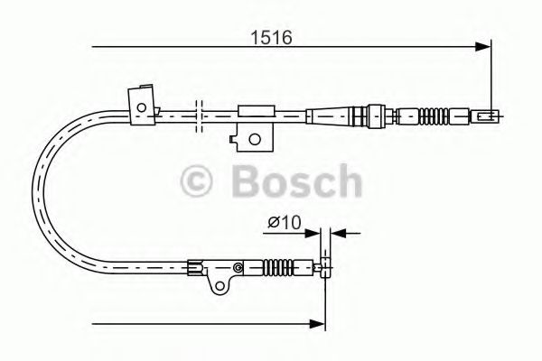 BOSCH 1 987 477 759 Трос, стояночная тормозная система для NISSAN PRIMERA (Ниссан Примера) BOSCH 1 987 477 759 Трос, стояночная тормозная система для NISSAN PRIMERA (Ниссан Примера)