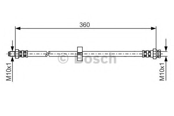 BOSCH 1 987 481 002 Тормозной шланг задний мост для CITROËN JUMPER (CитроËн Жумпэр) BOSCH 1 987 481 002 Тормозной шланг задний мост для CITROËN JUMPER (CитроËн Жумпэр)