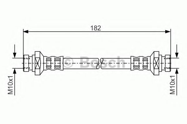 BOSCH 1 987 481 010 Тормозной шланг передний мост для MITSUBISHI PAJERO SFX /SHOGUN II (Митсубиши/митсубиси Пажэро синфинити фх /шогун 2) BOSCH 1 987 481 010 Тормозной шланг передний мост для MITSUBISHI PAJERO SFX /SHOGUN II (Митсубиши/митсубиси Пажэро синфинити фх /шогун 2)