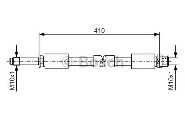 BOSCH 1 987 481 020 Тормозной шланг для VOLKSWAGEN LT 28-35 II (Фольксваген Лт 28-35 2) BOSCH 1 987 481 020 Тормозной шланг для VOLKSWAGEN LT 28-35 II (Фольксваген Лт 28-35 2)