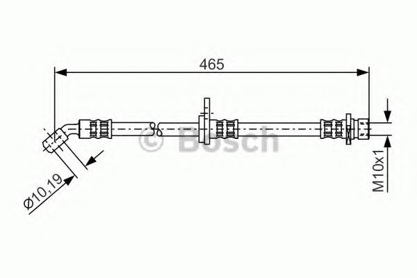 BOSCH 1 987 481 038 Тормозной шланг Задний мост справа для HONDA (Хонда) BOSCH 1 987 481 038 Тормозной шланг Задний мост справа для HONDA (Хонда)
