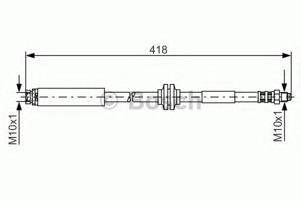 BOSCH 1 987 481 058 Тормозной шланг для VOLVO S40 II (Вольво S40 2) BOSCH 1 987 481 058 Тормозной шланг для VOLVO S40 II (Вольво S40 2)
