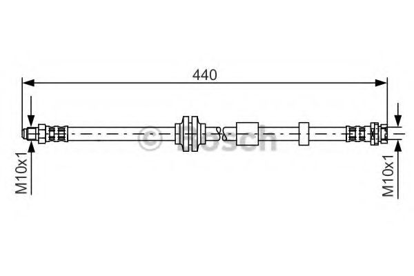 BOSCH 1 987 481 059 Тормозной шланг передняя ось, двусторонне для VOLVO S40 II (Вольво S40 2) BOSCH 1 987 481 059 Тормозной шланг передняя ось, двусторонне для VOLVO S40 II (Вольво S40 2)