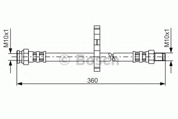 BOSCH 1 987 481 061 Тормозной шланг для CITROËN JUMPER (CитроËн Жумпэр) BOSCH 1 987 481 061 Тормозной шланг для CITROËN JUMPER (CитроËн Жумпэр)
