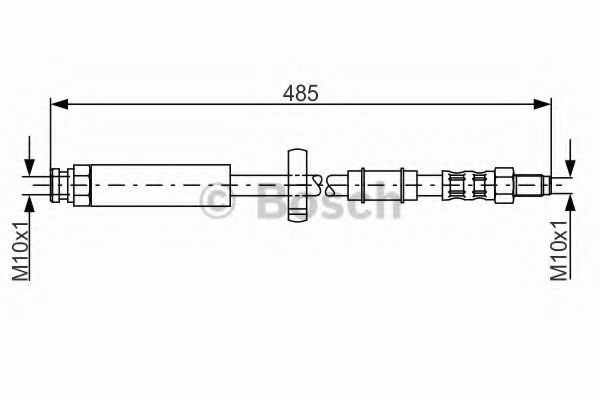 BOSCH 1 987 481 063 Тормозной шланг для FIAT (Фиат) BOSCH 1 987 481 063 Тормозной шланг для FIAT (Фиат)