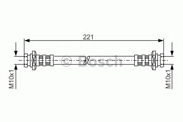 BOSCH 1 987 481 095 Тормозной шланг передний мост для MITSUBISHI MONTERO (Митсубиши/митсубиси Монтэро) BOSCH 1 987 481 095 Тормозной шланг передний мост для MITSUBISHI MONTERO (Митсубиши/митсубиси Монтэро)