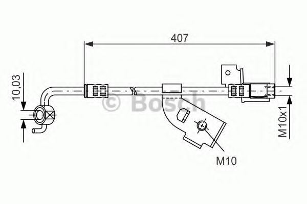 BOSCH 1 987 481 113 Тормозной шланг для FORD (Форд) BOSCH 1 987 481 113 Тормозной шланг для FORD (Форд)