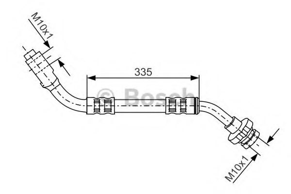 BOSCH 1 987 481 122 Тормозной шланг для FORD MAVERICK (Форд Маvэриcк) BOSCH 1 987 481 122 Тормозной шланг для FORD MAVERICK (Форд Маvэриcк)