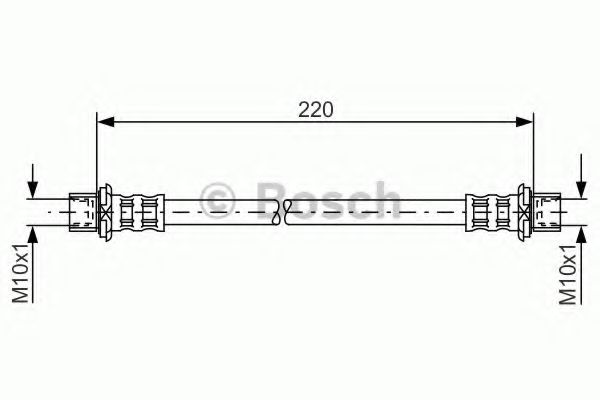 BOSCH 1 987 481 132 Тормозной шланг для TOYOTA PICNIC (Тойота/тоета Пикник) BOSCH 1 987 481 132 Тормозной шланг для TOYOTA PICNIC (Тойота/тоета Пикник)