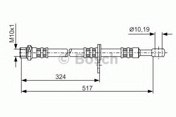 BOSCH 1 987 481 139 Тормозной шланг передний мост слева для SUBARU LIBERTY IV (Субару Либэртъ иv) BOSCH 1 987 481 139 Тормозной шланг передний мост слева для SUBARU LIBERTY IV (Субару Либэртъ иv)