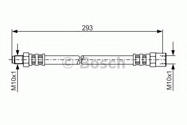 BOSCH 1 987 481 160 Тормозной шланг задний мост для VOLVO S80 I (Вольво S80 1) BOSCH 1 987 481 160 Тормозной шланг задний мост для VOLVO S80 I (Вольво S80 1)