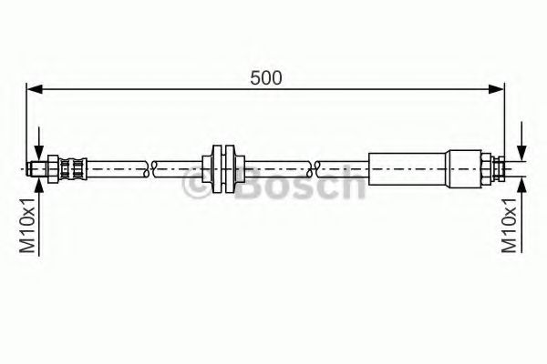 BOSCH 1 987 481 172 Тормозной шланг для FIAT PANDA (Фиат Панда) BOSCH 1 987 481 172 Тормозной шланг для FIAT PANDA (Фиат Панда)