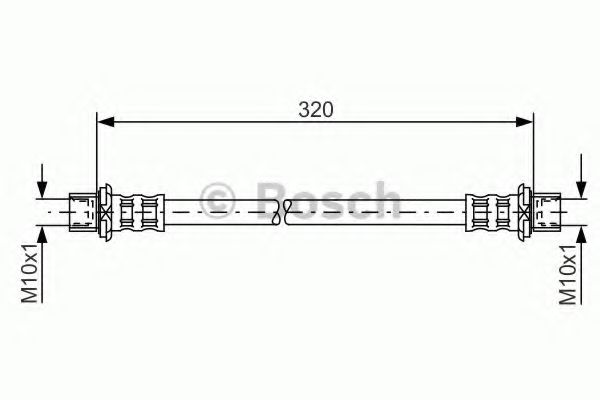 BOSCH 1 987 481 181 Тормозной шланг для TOYOTA RAV 4 II (Тойота/тоета Рав 4 2) BOSCH 1 987 481 181 Тормозной шланг для TOYOTA RAV 4 II (Тойота/тоета Рав 4 2)