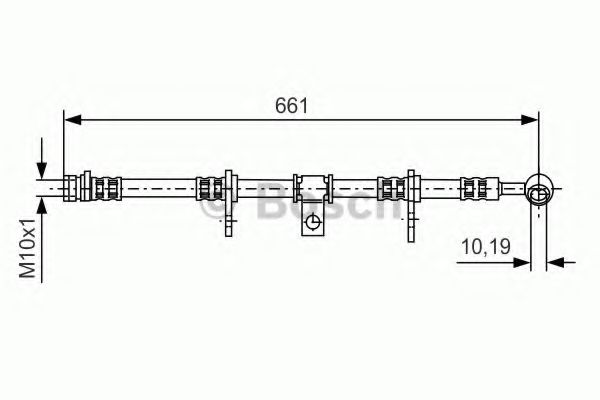 BOSCH 1 987 481 208 Тормозной шланг для HONDA (Хонда) BOSCH 1 987 481 208 Тормозной шланг для HONDA (Хонда)