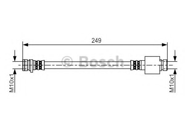 BOSCH 1 987 481 212 Тормозной шланг для HONDA ACCORD II (Хонда Аccорд 2) BOSCH 1 987 481 212 Тормозной шланг для HONDA ACCORD II (Хонда Аccорд 2)