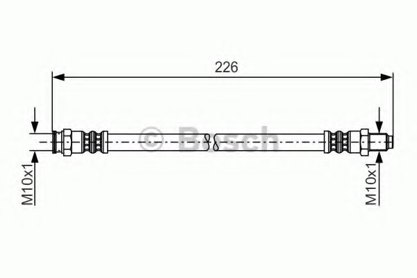 BOSCH 1 987 481 224 Тормозной шланг передняя ось, двусторонне для MITSUBISHI SIGMA (Митсубиши/митсубиси Сигма) BOSCH 1 987 481 224 Тормозной шланг передняя ось, двусторонне для MITSUBISHI SIGMA (Митсубиши/митсубиси Сигма)