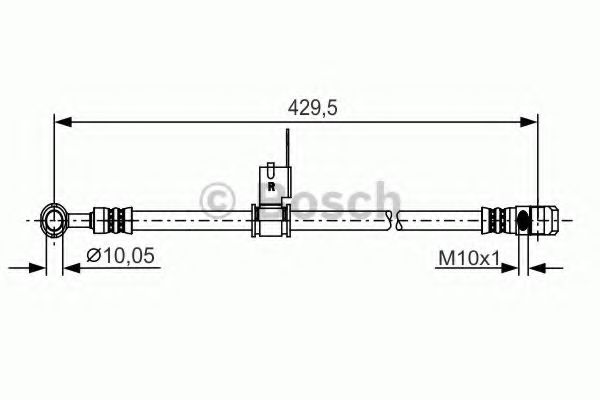 BOSCH 1 987 481 225 Тормозной шланг для HONDA (Хонда) BOSCH 1 987 481 225 Тормозной шланг для HONDA (Хонда)