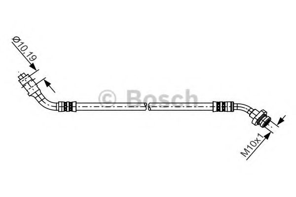 BOSCH 1 987 481 227 Тормозной шланг передний мост справа для FORD MAVERICK (Форд Маvэриcк) BOSCH 1 987 481 227 Тормозной шланг передний мост справа для FORD MAVERICK (Форд Маvэриcк)