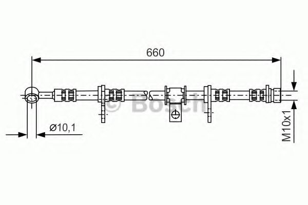 BOSCH 1 987 481 232 Тормозной шланг для HONDA (Хонда) BOSCH 1 987 481 232 Тормозной шланг для HONDA (Хонда)