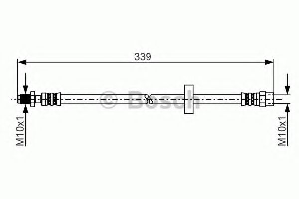 BOSCH 1 987 481 236 Тормозной шланг для VOLKSWAGEN JETTA II (Фольксваген Жэтта 2) BOSCH 1 987 481 236 Тормозной шланг для VOLKSWAGEN JETTA II (Фольксваген Жэтта 2)
