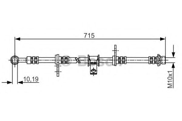 BOSCH 1 987 481 240 Тормозной шланг для HONDA SHUTTLE (Хонда Шуттлэ) BOSCH 1 987 481 240 Тормозной шланг для HONDA SHUTTLE (Хонда Шуттлэ)