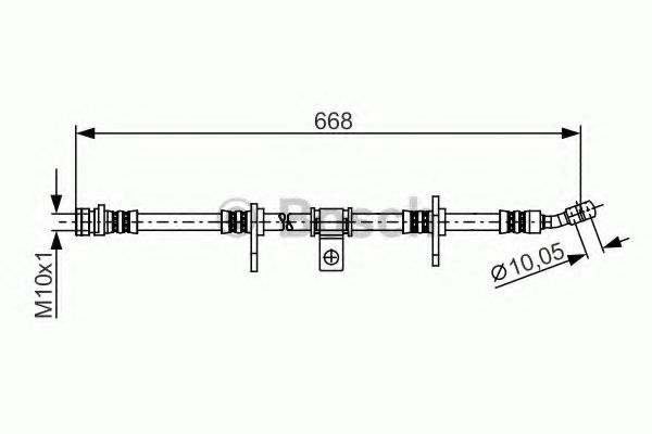 BOSCH 1 987 481 272 Тормозной шланг для HONDA PRELUDE III (Хонда Прэлудэ 3) BOSCH 1 987 481 272 Тормозной шланг для HONDA PRELUDE III (Хонда Прэлудэ 3)