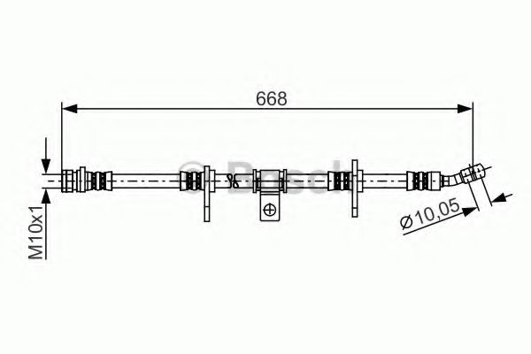 BOSCH 1 987 481 273 Тормозной шланг для HONDA PRELUDE III (Хонда Прэлудэ 3) BOSCH 1 987 481 273 Тормозной шланг для HONDA PRELUDE III (Хонда Прэлудэ 3)