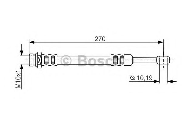 BOSCH 1 987 481 300 Тормозной шланг задний мост для HYUNDAI TERRACAN (Хендай Теракан) BOSCH 1 987 481 300 Тормозной шланг задний мост для HYUNDAI TERRACAN (Хендай Теракан)
