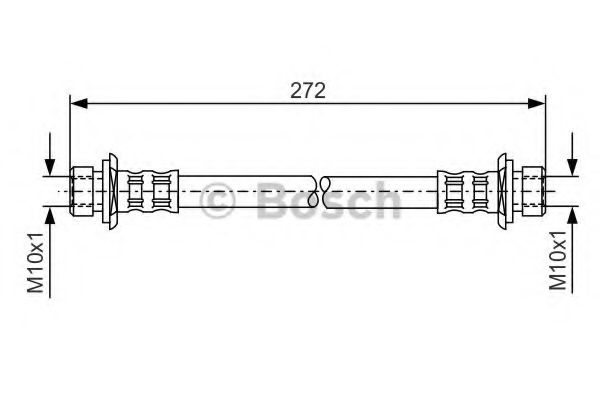 BOSCH 1 987 481 307 Тормозной шланг для TOYOTA TARAGO (Тойота/тоета Тараго) BOSCH 1 987 481 307 Тормозной шланг для TOYOTA TARAGO (Тойота/тоета Тараго)