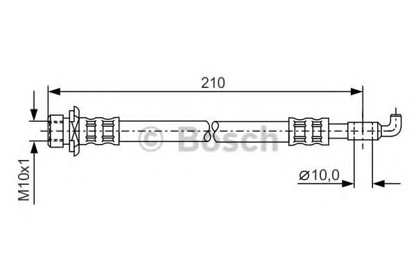 BOSCH 1 987 481 308 Тормозной шланг для TOYOTA TARAGO (Тойота/тоета Тараго) BOSCH 1 987 481 308 Тормозной шланг для TOYOTA TARAGO (Тойота/тоета Тараго)