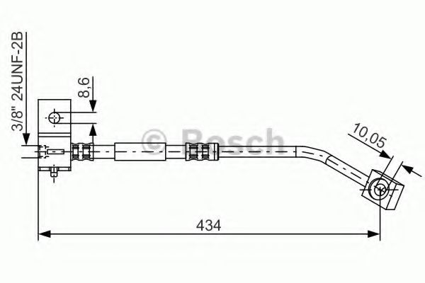 BOSCH 1 987 481 332 Тормозной шланг для CHRYSLER PT CRUISER (Крайслер Пт cруисэр) BOSCH 1 987 481 332 Тормозной шланг для CHRYSLER PT CRUISER (Крайслер Пт cруисэр)