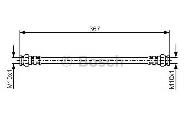 BOSCH 1 987 481 347 Тормозной шланг для RENAULT ESPACE I (Рено Эспаcэ и) BOSCH 1 987 481 347 Тормозной шланг для RENAULT ESPACE I (Рено Эспаcэ и)