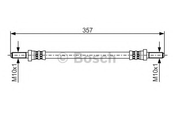 BOSCH 1 987 481 351 Тормозной шланг для FORD (Форд) BOSCH 1 987 481 351 Тормозной шланг для FORD (Форд)