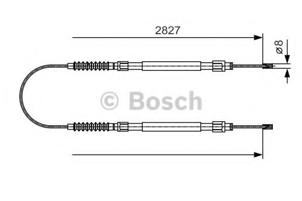 BOSCH 1 987 482 006 Трос, стояночная тормозная система для CITROËN RELAY (CитроËн Рэлаъ) BOSCH 1 987 482 006 Трос, стояночная тормозная система для CITROËN RELAY (CитроËн Рэлаъ)