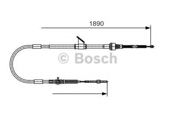 BOSCH 1 987 482 066 Трос, стояночная тормозная система слева для MITSUBISHI COLT/RODEO (Митсубиши/митсубиси Cолт/родэо) BOSCH 1 987 482 066 Трос, стояночная тормозная система слева для MITSUBISHI COLT/RODEO (Митсубиши/митсубиси Cолт/родэо)