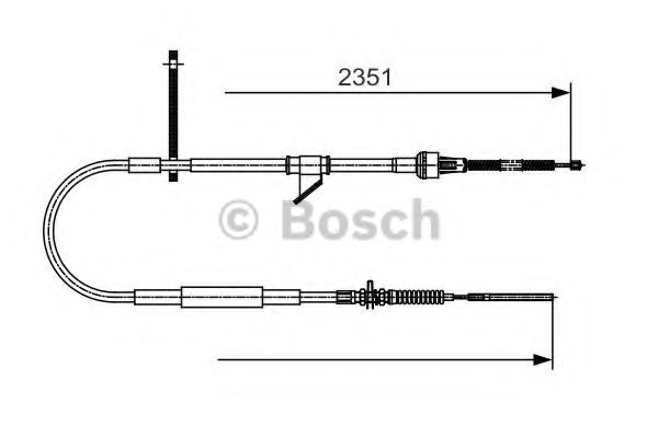 BOSCH 1 987 482 067 Трос, стояночная тормозная система для MITSUBISHI COLT/RODEO (Митсубиши/митсубиси Cолт/родэо) BOSCH 1 987 482 067 Трос, стояночная тормозная система для MITSUBISHI COLT/RODEO (Митсубиши/митсубиси Cолт/родэо)
