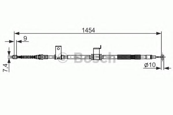 BOSCH 1 987 482 294 Трос, стояночная тормозная система для CHEVROLET CAPTIVA (Шевроле Каптива) BOSCH 1 987 482 294 Трос, стояночная тормозная система для CHEVROLET CAPTIVA (Шевроле Каптива)
