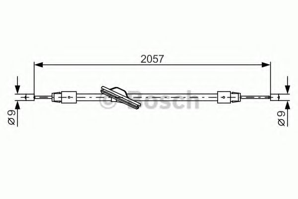 BOSCH 1 987 482 331 Трос, стояночная тормозная система для MERCEDESBENZ (Мерседес бенц) BOSCH 1 987 482 331 Трос, стояночная тормозная система для MERCEDESBENZ (Мерседес бенц)