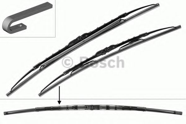 BOSCH 3 397 001 583 Щетка стеклоочистителя спереди для BMW Z4 (Бмв Z4) BOSCH 3 397 001 583 Щетка стеклоочистителя спереди для BMW Z4 (Бмв Z4)
