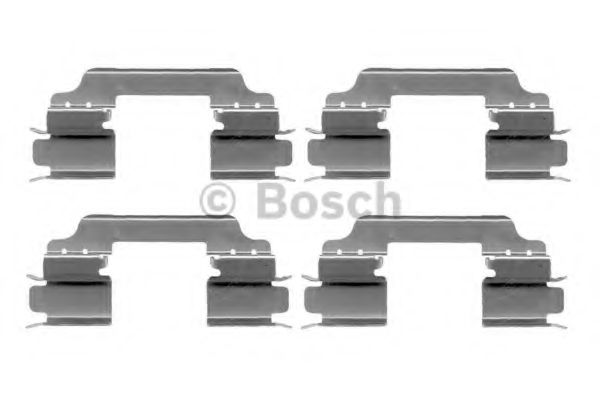 BOSCH 1 987 474 310 Комплектующие, колодки дискового тормоза<br >передний мост 