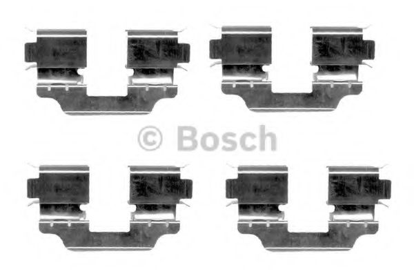 BOSCH 1 987 474 341 Комплектующие, колодки дискового тормоза<br >передний мост 