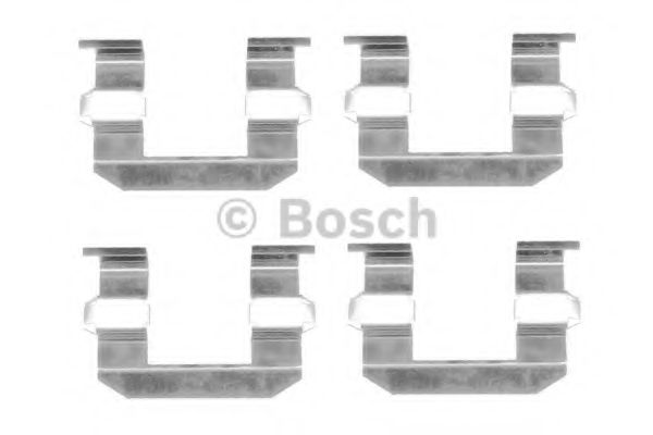 BOSCH 1 987 474 344 Комплектующие, колодки дискового тормоза<br >передний мост 