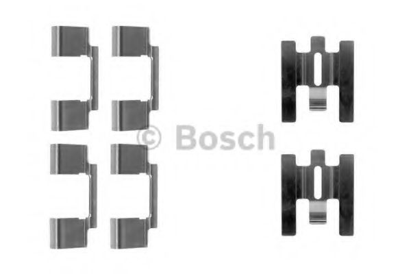 BOSCH 1 987 474 355 Комплектующие, колодки дискового тормоза<br >передний мост 