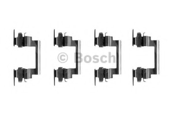 BOSCH 1 987 474 377 Комплектующие, колодки дискового тормоза<br >передний мост 