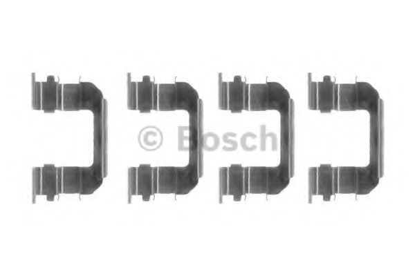 BOSCH 1 987 474 394 Комплектующие, колодки дискового тормоза<br >передний мост 